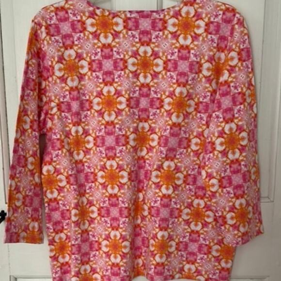 Ruby‎ Rd. Printed Womans Shirt. Size Large - Picture 2 of 5